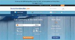 Desktop Screenshot of deutschlandanrufen.com